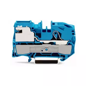 WAGO 2016-7114 1-žilna N-ločilna sponka, push-in CAGE CLAMP, modra