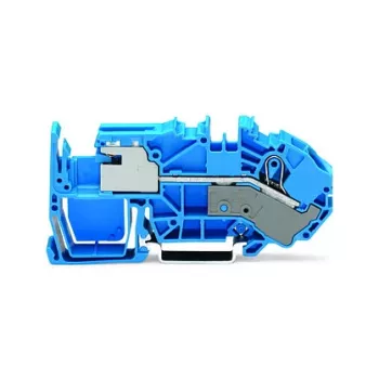 WAGO 2016-7714 1-žilna N-ločilna sponka, 16 mm², Push-in CAGE CLAMP, modra