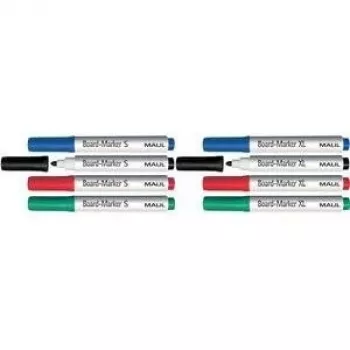 MAUL Hebel XL marker za belo tablo - fina konica - mešane barve - paket 4
