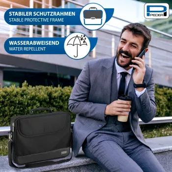 PEDEA Blackline torba za prenosnik 17,3 inch (43,9 cm) - črna