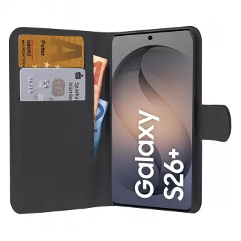PEDEA Book Cover Classic ovitek za Samsung Galaxy S26 Plus, črn