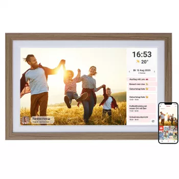 Rollei Smart Frame 212 21,5 inch digitalni okvir za fotografije velikega formata, rjav