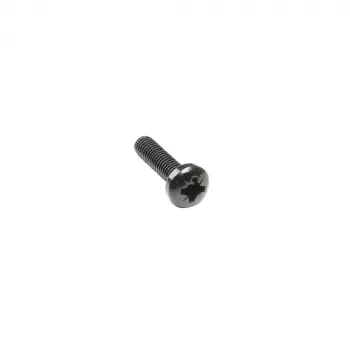 Adam Hall 5416 BLK Phillips strojni vijak s ploščato glavo M6x20 mm črn