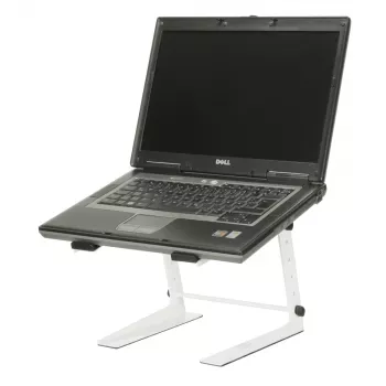 Adam Hall SLT001EW stojalo za prenosnik - bel - jeklo - 225 mm - 250 mm - 340 mm