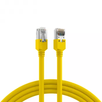 EFB Elektronik RJ45 patch kabel Cat.5e SF/UTP LSZH Draka UC300 TM11 rumen 15m