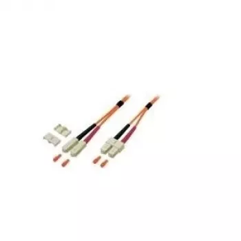EFB-Elektronik ECOFIBER duplex jumper SC-SC OM1 62.5/125µm LSZH 3,0mm 1m oranžen