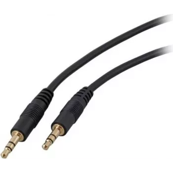EFB-Elektronik avdio povezovalni kabel, 3,5 mm vtič, 5 metrov, črn