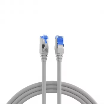 EFB Elektronik IPK-6A-U-TPE-GR-0100 Cat6a S/FTP patch kabel 1m siv