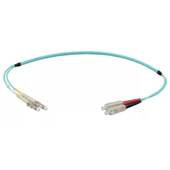 EFB Elektronik IPL-DF-LCUSCU-3-0300 3 m OM3 LC na SC dupleks optični patch kabel