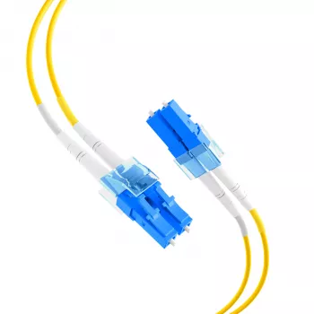 EFB Elektronik IPL-DR-LCULCU-2-0200 OS2 enorodovni optični patch kabel LC na LC dupleks 2 m LSZH rumen