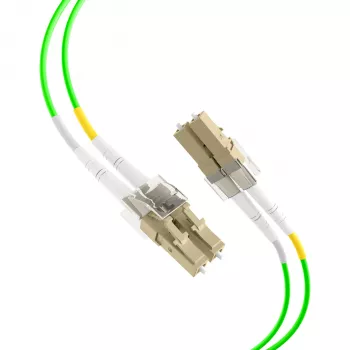 EFB Elektronik dupleks jumper LC-LC 50/125µm OM5 LSZH limetno zelena 2,0mm 7,5m