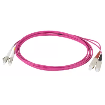 EFB Elektronik IPL-DR-LCUSCU-4-0100 – 1 m – I-V(ZN) H – OM4 – LC – SC