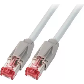 EFB Elektronik RJ45 povezovalni kabel Cat.6A S/FTP LSZH Dätwyler 7702 TM21 siv 50m