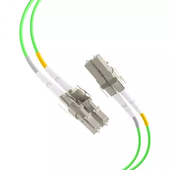 EFB Duplex povezovalni kabel LC-LC OM5 1,5m LSZH 2mm limetno zelena