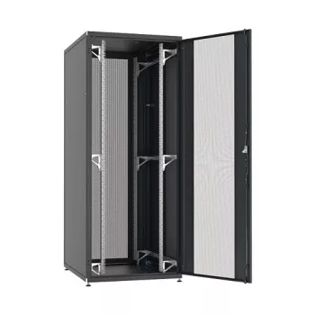 EFB Elektronik PRO 42HE strežniška omara 800x800mm perforirana deljena vrata RAL 9005 (PRO-4288TS.P2)