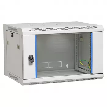 EFB Elektronik 19 inch stensko ohišje 21U Flat Pack, 600x600x1040mm, RAL7035 svetlo sivo, jeklo, vrata iz varnostnega stekla, zaklepno, obremenitev 60kg, IP20