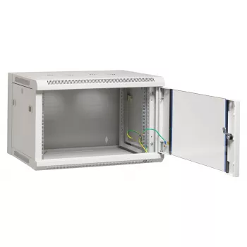 EFB Elektronik 19 inch stensko ohišje 21U Flat Pack, 600x600x1040mm, RAL7035 svetlo sivo, jeklo, vrata iz varnostnega stekla, zaklepno, obremenitev 60kg, IP20