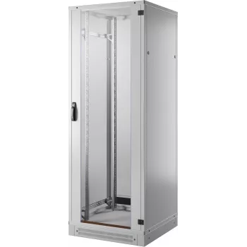 EFB Elektronik PRO 42HE omrežna omara komplet 800x800mm RAL7035 z enoto z 2 ventilatorjema, napajalni kabel, podstavek