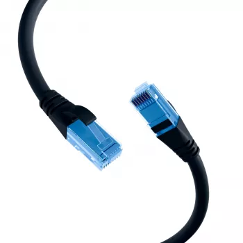 EFB K8109SW.1.5 patch kabel U/UTP Cat.6A 1,5 m, črn