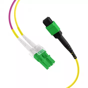 EFB Elektronik MTPF12LCAPC-5 - 5 m - OS2 - MTP - 12x LC optični Breakout kabel