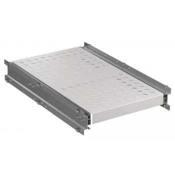 EFB Elektronik Heavy-Duty izvlečna polica, 6 x stranska montaža, 140 kg, RAL 9005 (691640ATS.02)