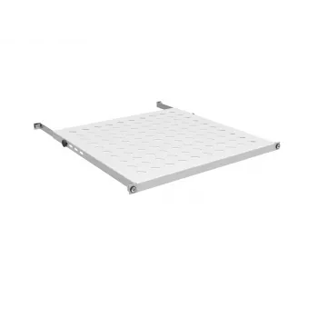 EFB Electronics 19 inch 0,5U fiksna polica, globina vgradnje 750-850 mm, nosilnost 70 kg, globina omare 1000 mm, svetlo siva (RAL 7035)