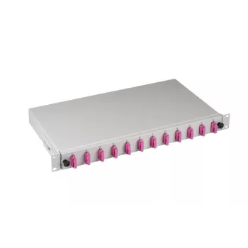 EFB Elektronik B71203L24OM4 optična spojna omarica SC 50/125µm OM4 izvlečna, 24 pigtailov / 12 adapterjev
