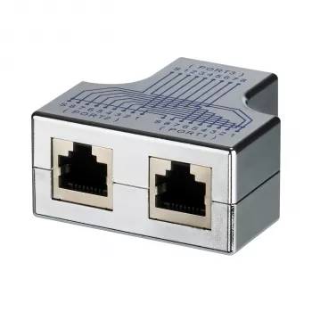 EFB Elektronik T-modularni adapter RJ45 vtičnica/2x vtičnica 1:1 oklopljen