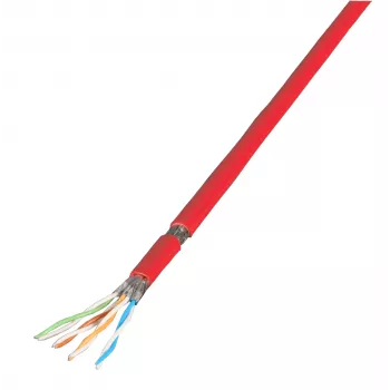 EFB Elektronik Cat.7 PiMF patch kabel UC900MHz SS26 4P FRNC-B rdeč 100 m - omrežje - CAT 7 Kabel/RJ45 vtič