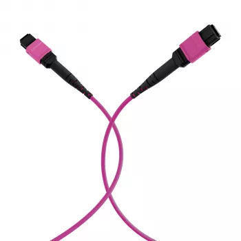 EFB ELEKTRONIK MPO-PLUS(F)-MPO-PLUS(F) patch kabel OM4 12 vlaken tip B LSZH vijolična 15m
