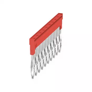Weidmüller ZQV 1.5N/10 RD prečni mostiček, 10-polni, 1,5 mm², rdeč, Wemid, 20 kosov