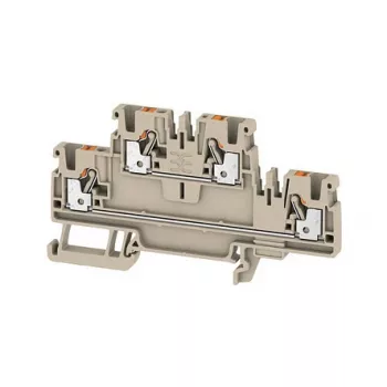 Weidmüller prehodna sponka A2T 2.5, 2,5 mm², bež, PUSH IN