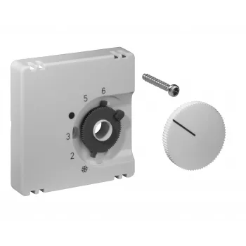 ALRE JZ-001.101 pokrivni set 55 x 55 mm čisto bela podobna RAL 9010