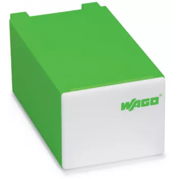 WAGO 709-591 19-palčni predal omarice 2U 250mm uporabne globine svetlo siva RAL 7035