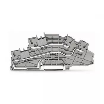 WAGO 2003-6642 prehodna sponka, TOPJOB® S, 2-žilna, 4 mm², siva, 800 V, 24 A