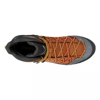 Salewa pohodni čevlji Mountain Trainer Lite Mid GTX, Black/Carrot, velikost 46