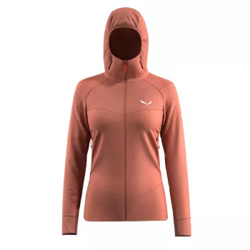 Salewa Agner Polarlite jakna s kapuco - Etruscan Red - XS