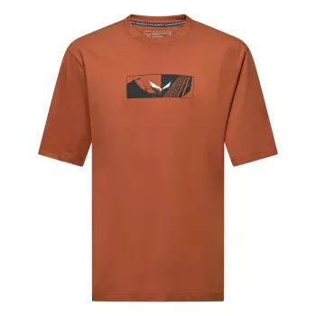 Salewa Eagle Hybrid Loose majica - Coffee Brown, velikost L