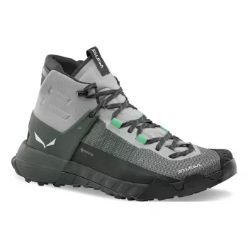 Salewa Wildfire NXT Mid GTX pohodniški čevlji - Alloy/Dark Olive - UK 11.5 (EU 46.5)