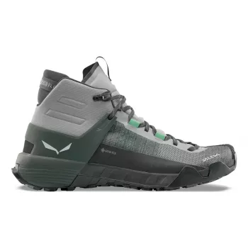 Salewa Wildfire NXT Mid GTX pohodniški čevlji - Alloy/Dark Olive - UK 11.5 (EU 46.5)
