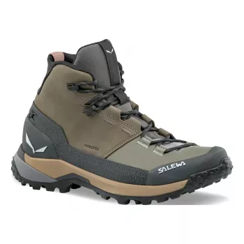 SALEWA čevlji Puez Leather Mid PTX Bungee Cord-Onyx UK 5.5