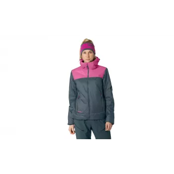 SALEWA ženska Dynafit Radical PRL Hood jakna z izolacijo - Magenta, velikost S