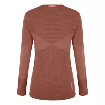 Salewa Zebru Medium Warm AMR L/S majica za ženske osnovni sloj - etruščansko rdeča, velikost L