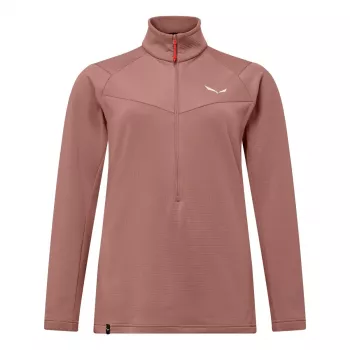 SALEWA Puez Cammino Fleece Desert Pink 38 M ženska flis jakna s polno zadrgo