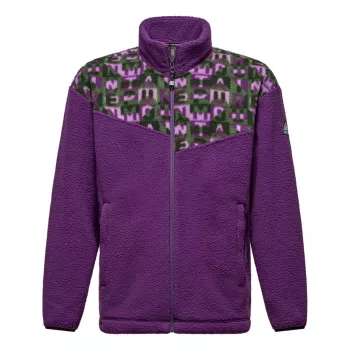 Salewa Eagle Anniversary pulover s kapuco s polno zadrgo – Plum – L