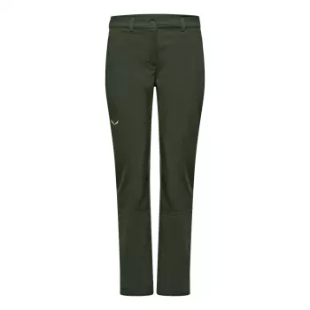 Salewa Puez Dolomia 2 ženske softshell hlače - Dark Olive, velikost S