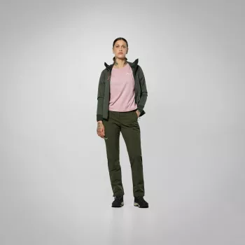 Salewa Puez Dolomia 2 ženske softshell hlače - Dark Olive, velikost S