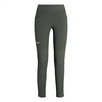 Salewa Agner Durastretch ženske oprijete hlače - Faded Green velikost S
