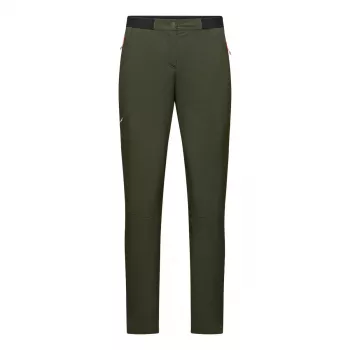 Salewa Pedroc 5 Dst softshell hlače za ženske Dark Olive, velikost S