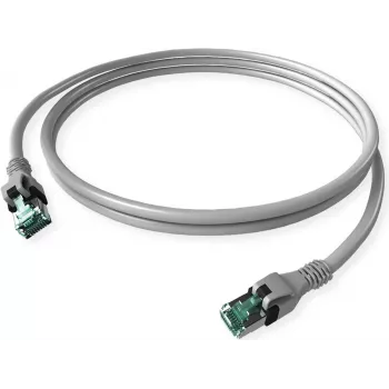 ZVK GMBH DualBoot Cat.6A S/FTP push-pull patch kabel, siv, 7,5 m